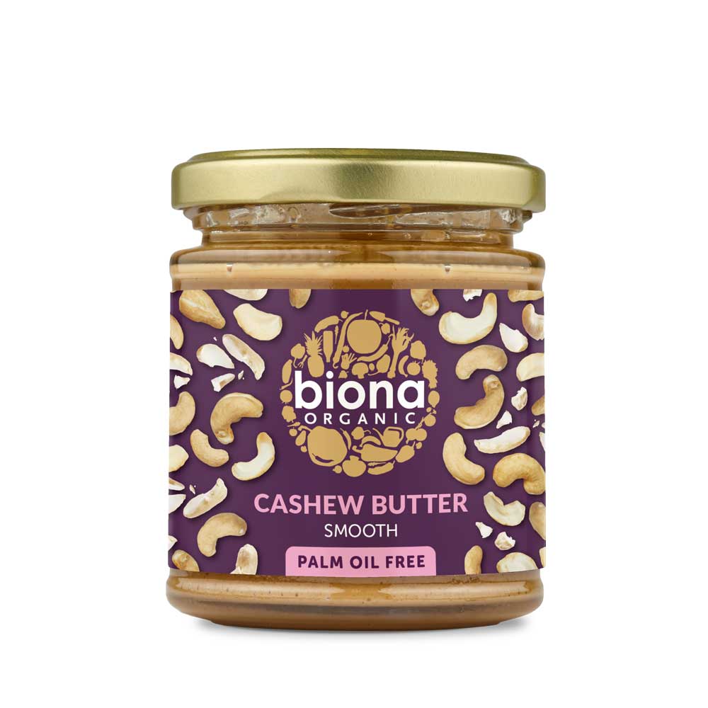 Biona Organic Cashew Butter Smooth Palm Oil Free