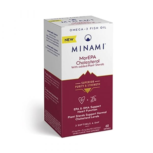 Minami MorEPA Cholesterol with added Plant Sterols 60 softgels