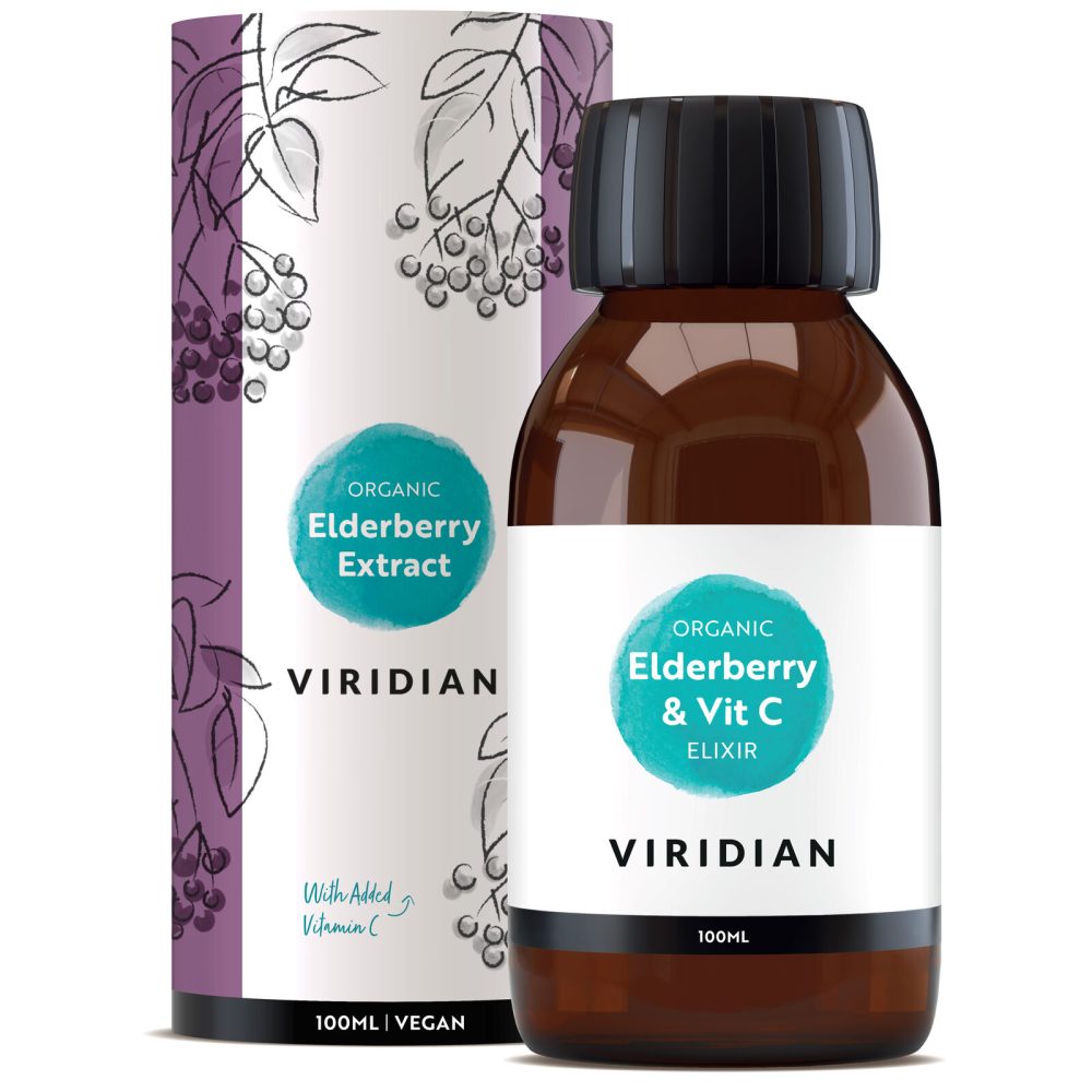 Viridian Organic Elderberry Extract + Vit C