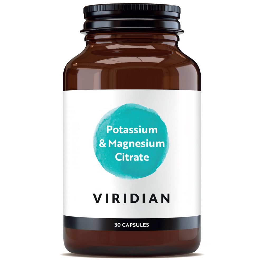 Viridian Potassium Magnesium Citrate 30 Veg Capsules