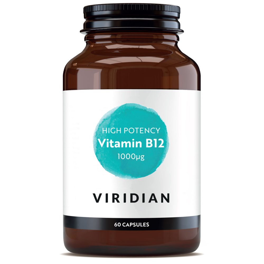 Viridian High Potency Vitamin B12 1000ug 60 Capsules